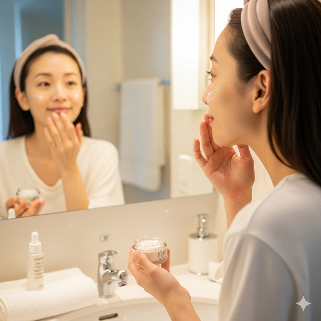 就寝90分前の簡単ケアでシワを和らげる習慣が2週間で身につく