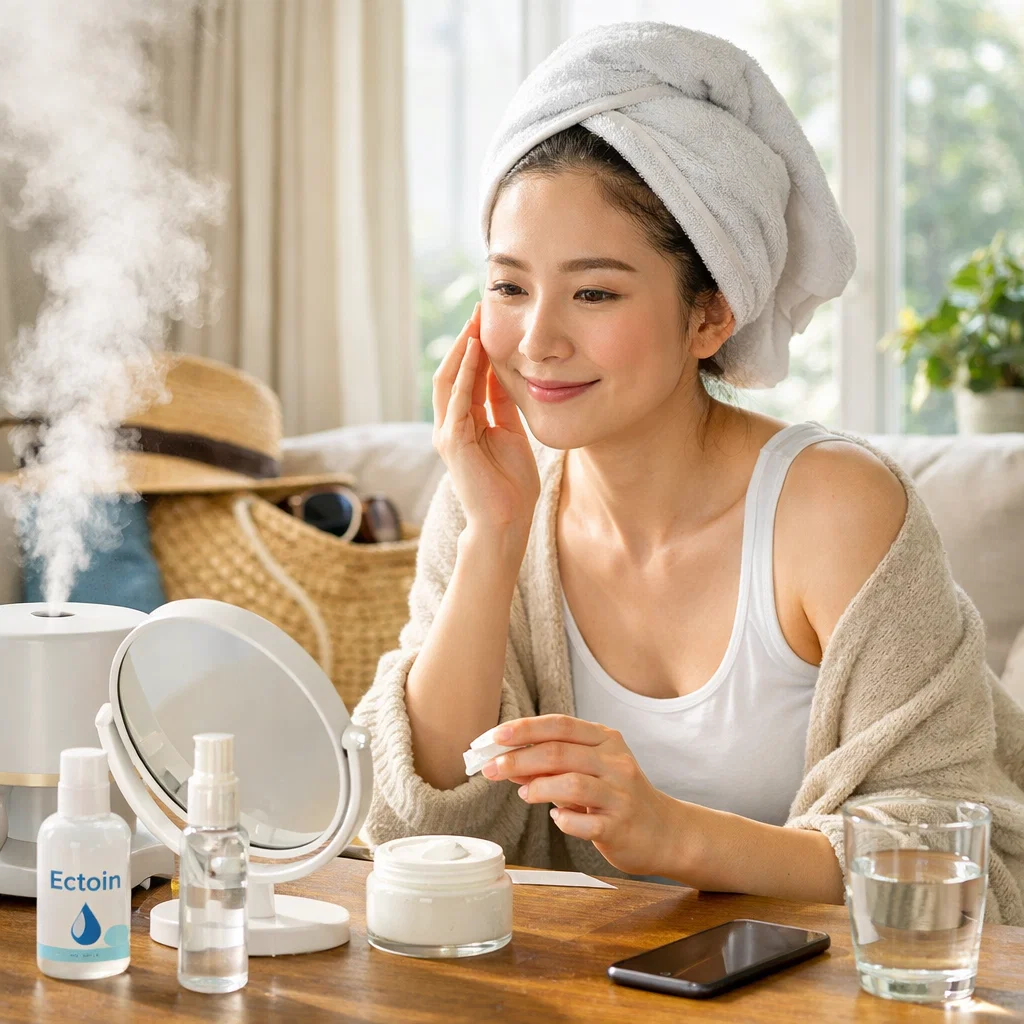 エクトインの賢い併用法で乾燥や刺激から肌を守り保湿効果を高める