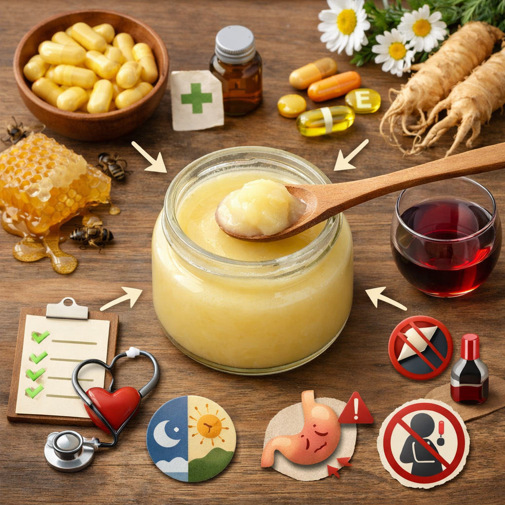 ローヤルゼリーを安全に併用して効果を高める具体的解説と注意点