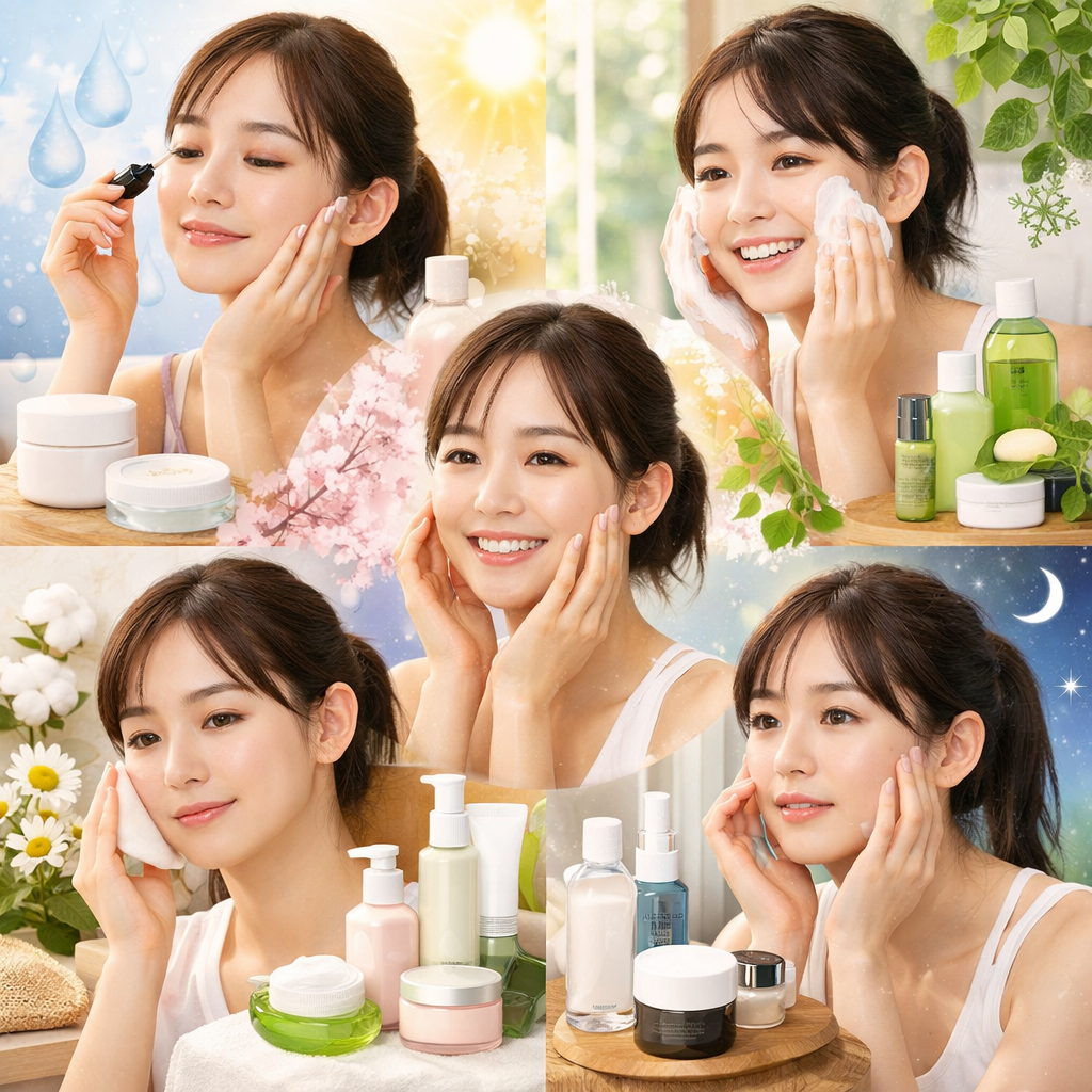 肌タイプ別の毎日ルーティンで季節変化にも負けない肌を育てる