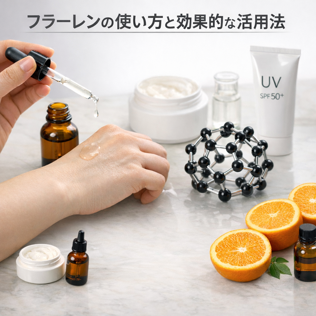 フラーレンの使い方と相性・注意点を実践的に解説し効果を引き出す