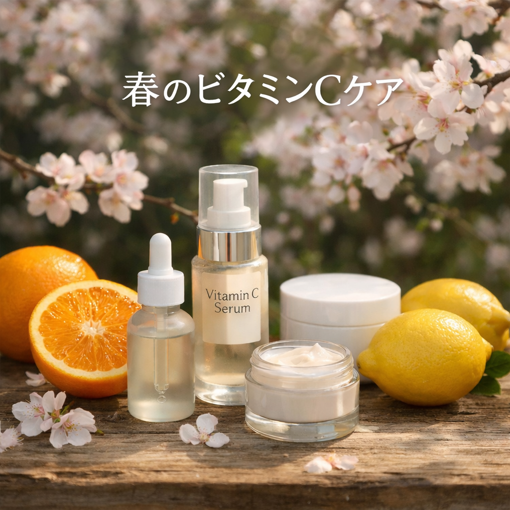春に始めるビタミンCの順番と併用法で敏感肌でも無理なく刺激を抑えて安心