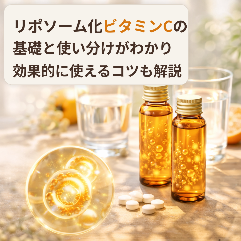 リポソーム化ビタミンCの基礎と使い分けがわかり効果的に使えるコツも解説