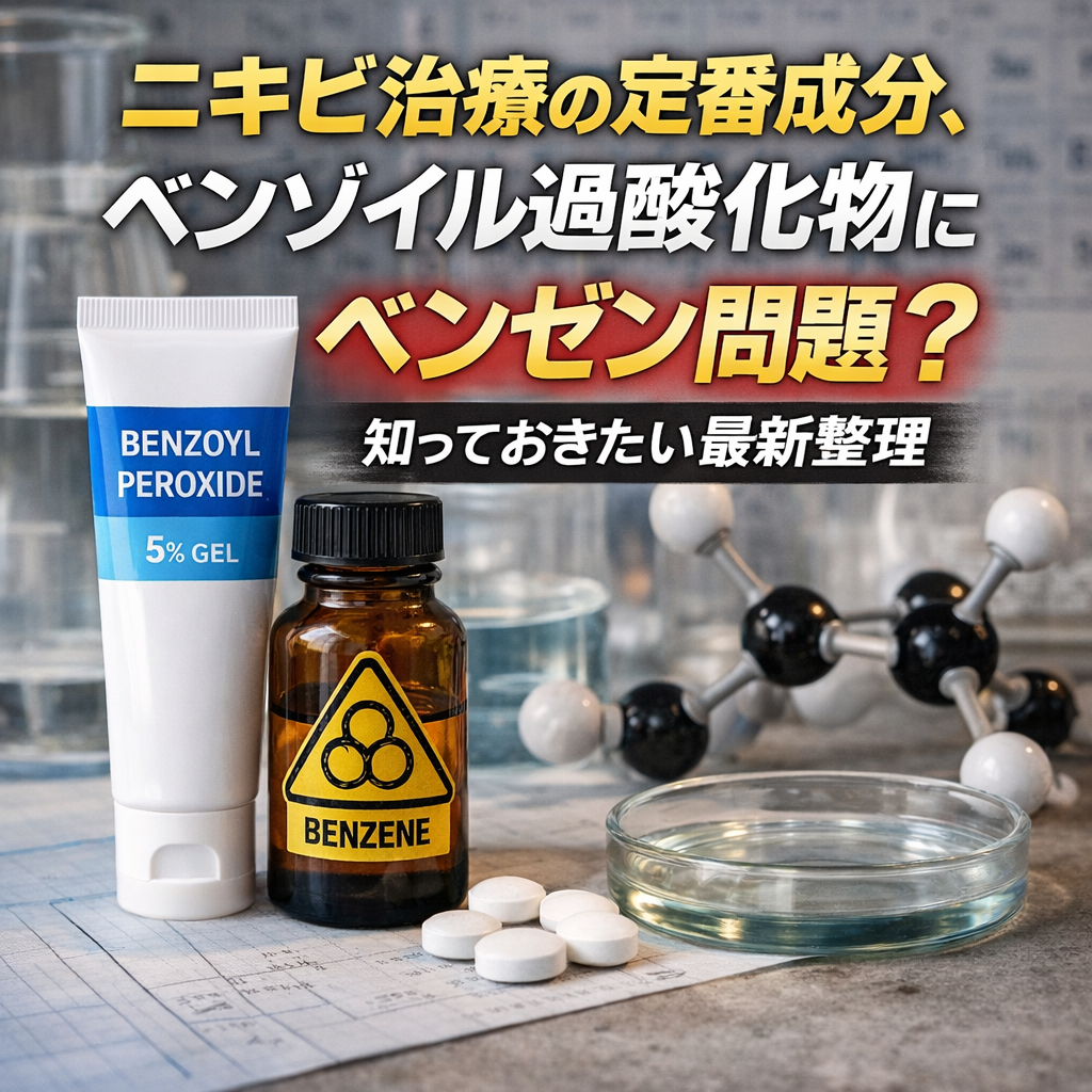 ニキビ治療とベンゼン問題