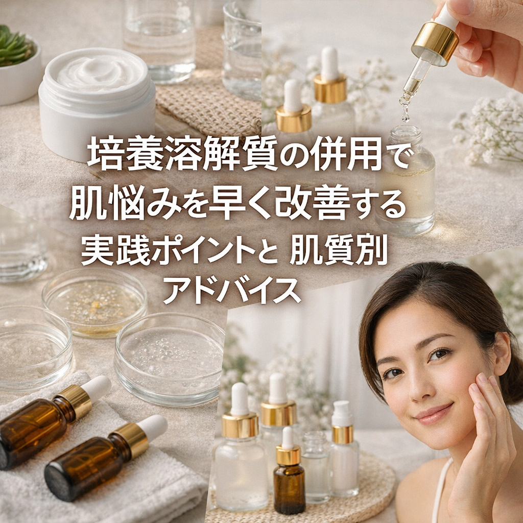 肌悩み改善の実践アドバイス