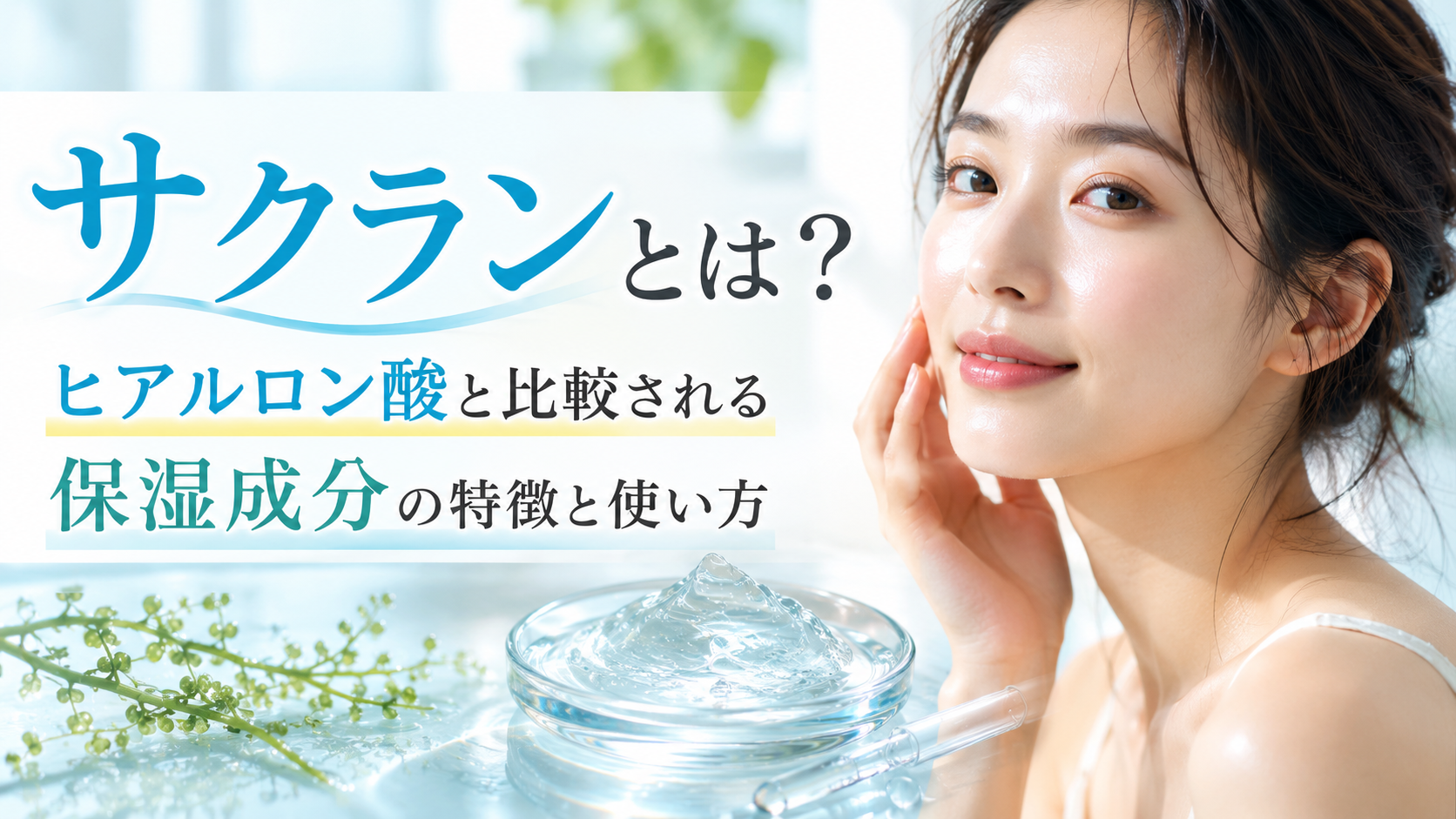 サクランとは？ヒアルロン酸と比較される保湿成分の特徴と使い方