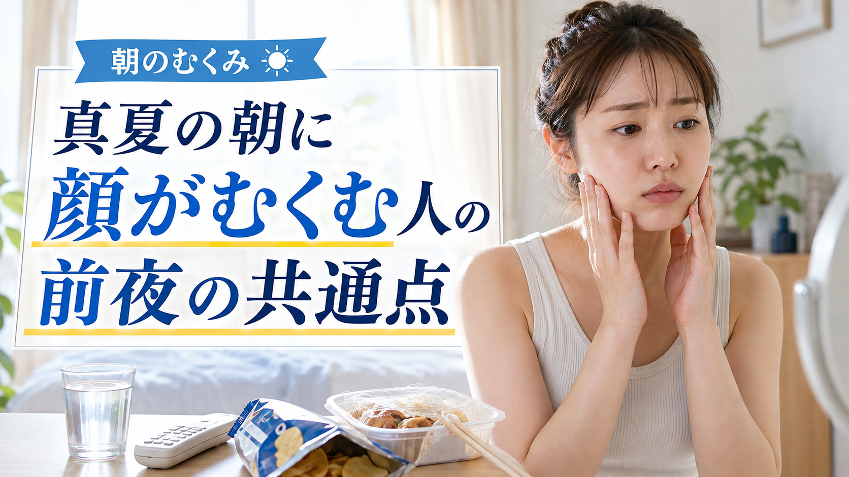 真夏の朝に顔がむくむ人の前夜の共通点